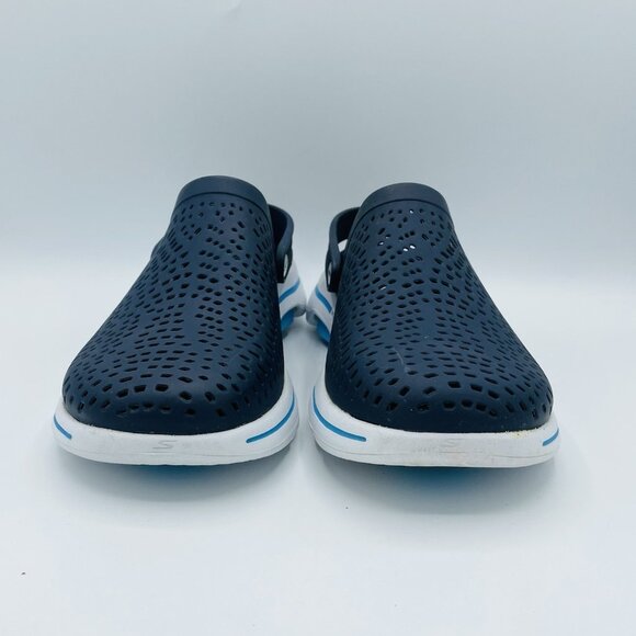 Skechers Shoes Womens 8 Blue Foamies Ultra Go Comfort Slip On Clog Sandal Mules - Picture 4 of 10